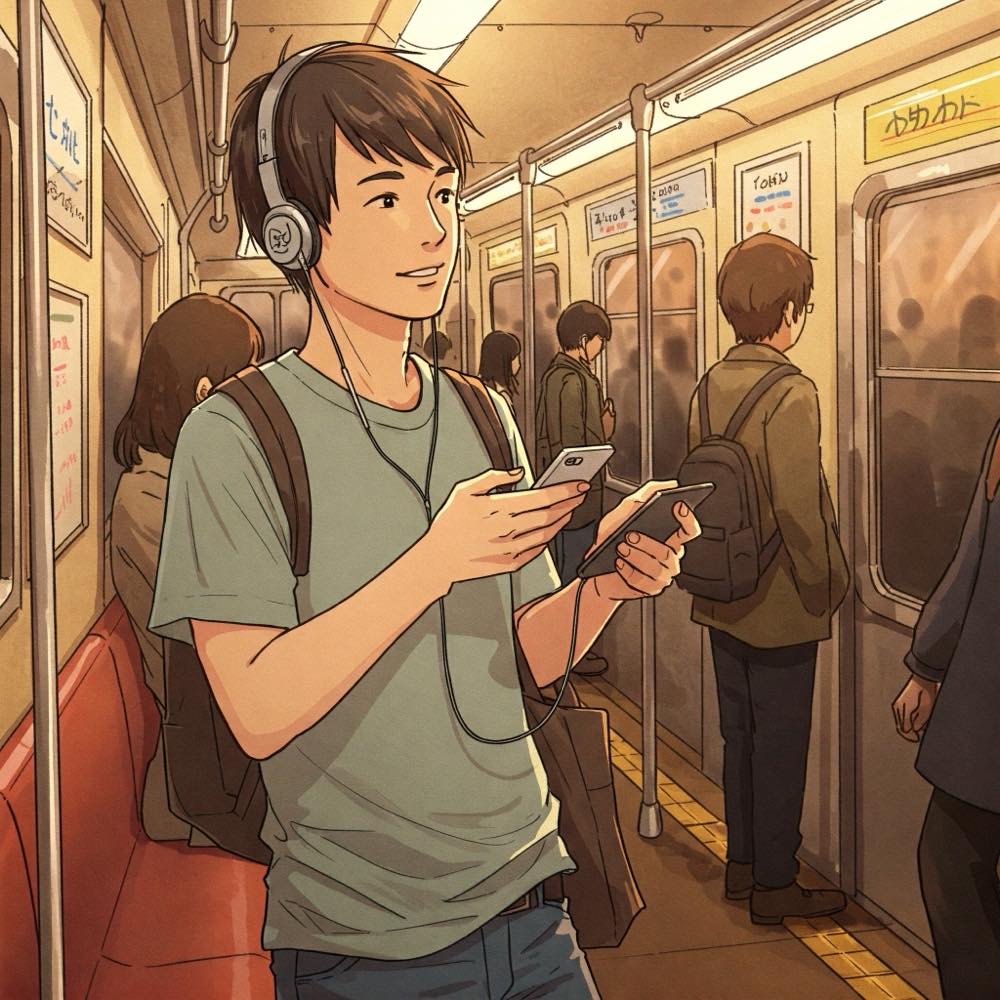 スマホで音楽を聴く