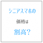 auのシニアスマホの価格は割高?使いやすいが失ったものに注意