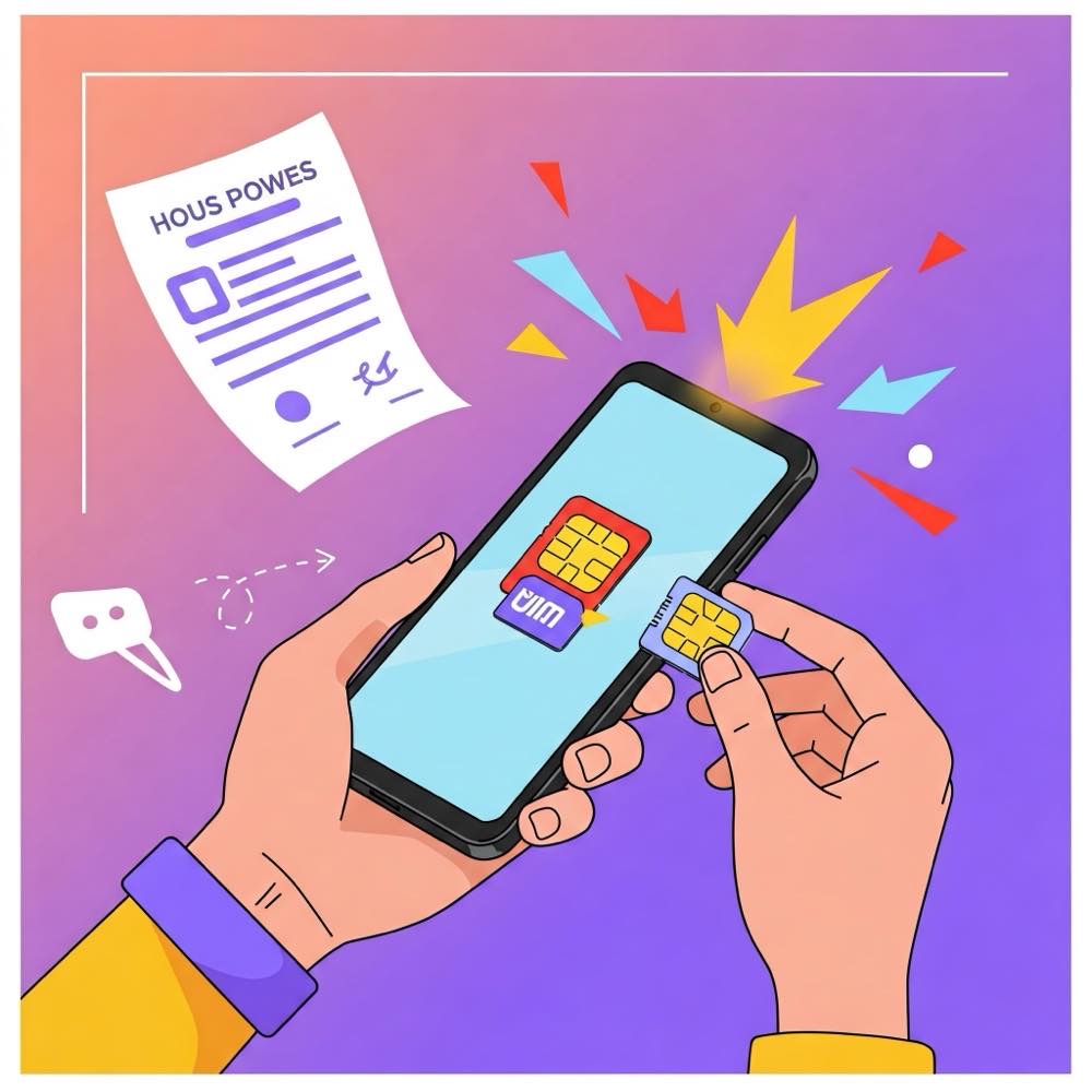 スマホの通信契約の切替